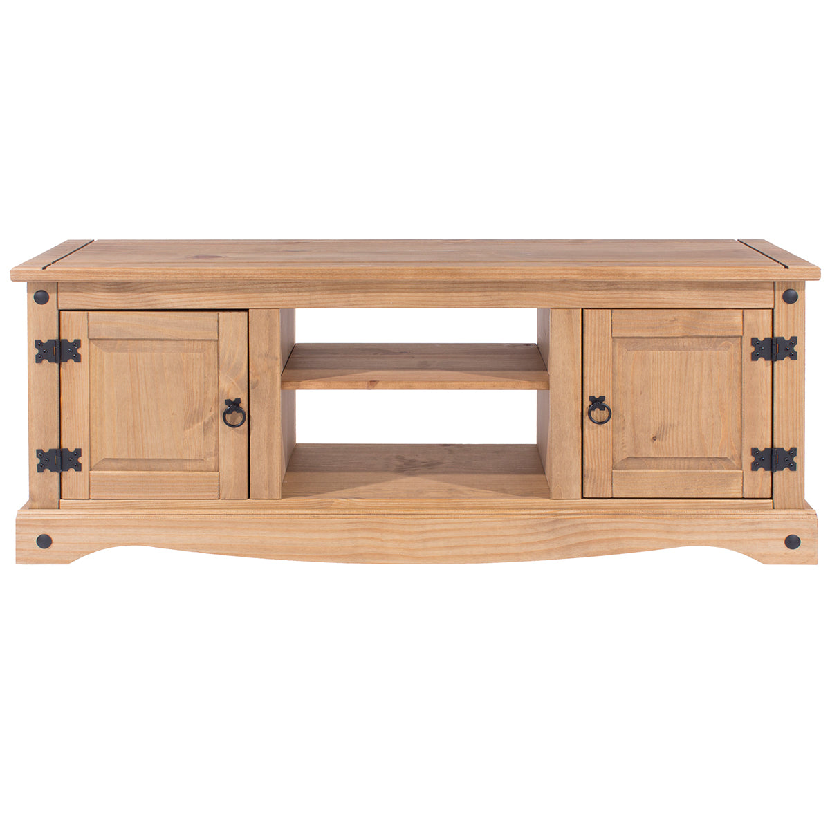 Wood TV Entertainment Stand Corona | Furniture Dash