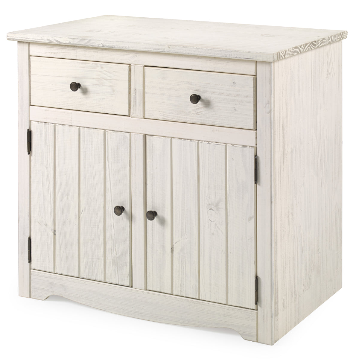 Wood Buffet Sideboard White Distressed | Furniture Dash