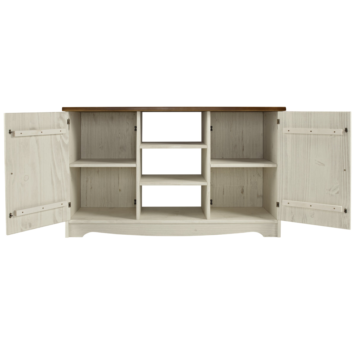 Wood Buffet Sideboard White Distressed | Furniture Dash