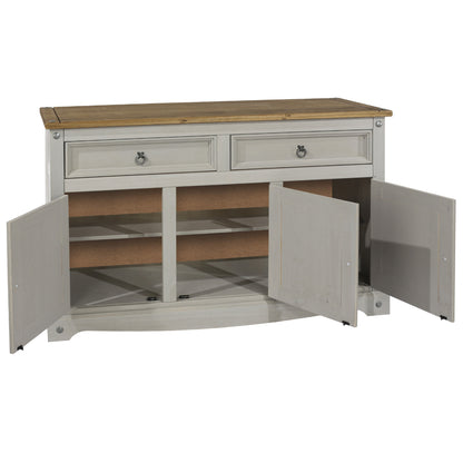 Wood Buffet Sideboard Corona Gray | Furniture Dash