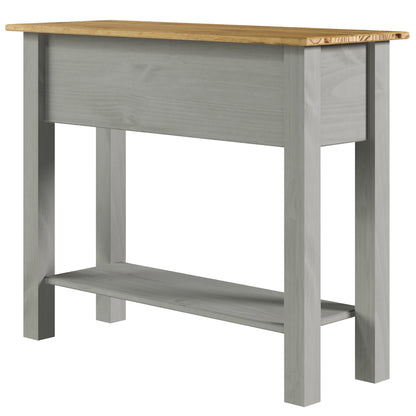 Wood Hall Table Console 2 Drawers Corona Gray | Furniture Dash