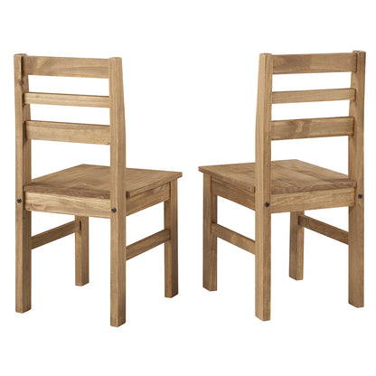 Solid Wood Dining Chair (Set of 2) Corona | Furniture Dash