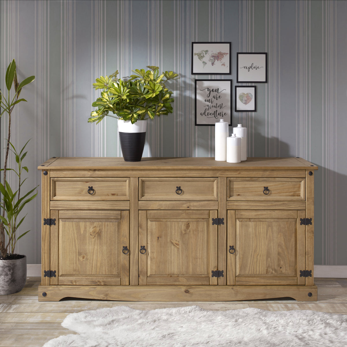 Wood Buffet Sideboard Corona | Furniture Dash