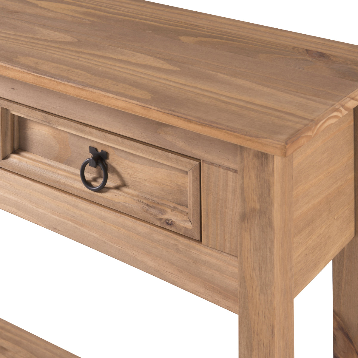 Wood Hall Table Console 3 Drawers Corona | Furniture Dash