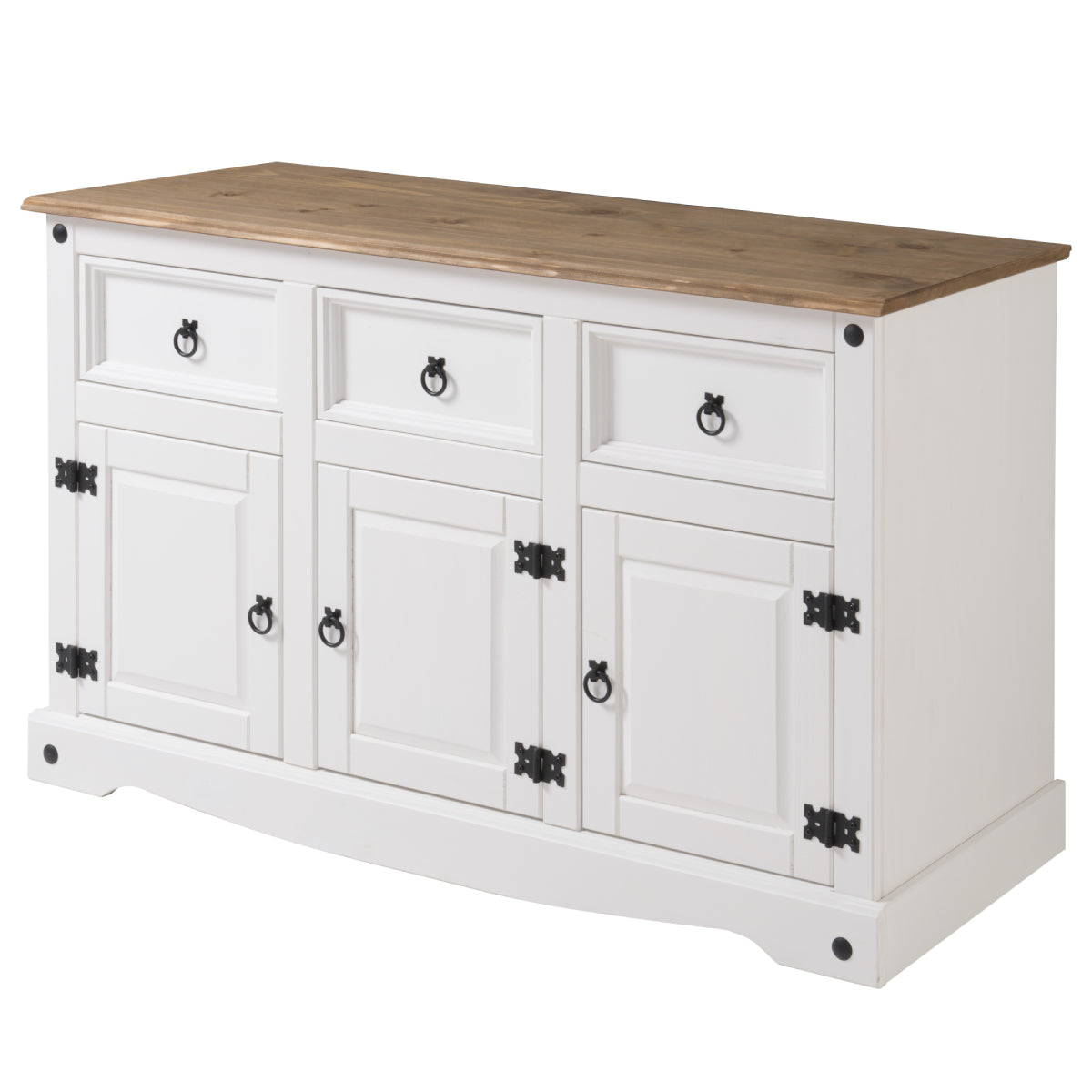 Wood Buffet Sideboard Corona Snow | Furniture Dash