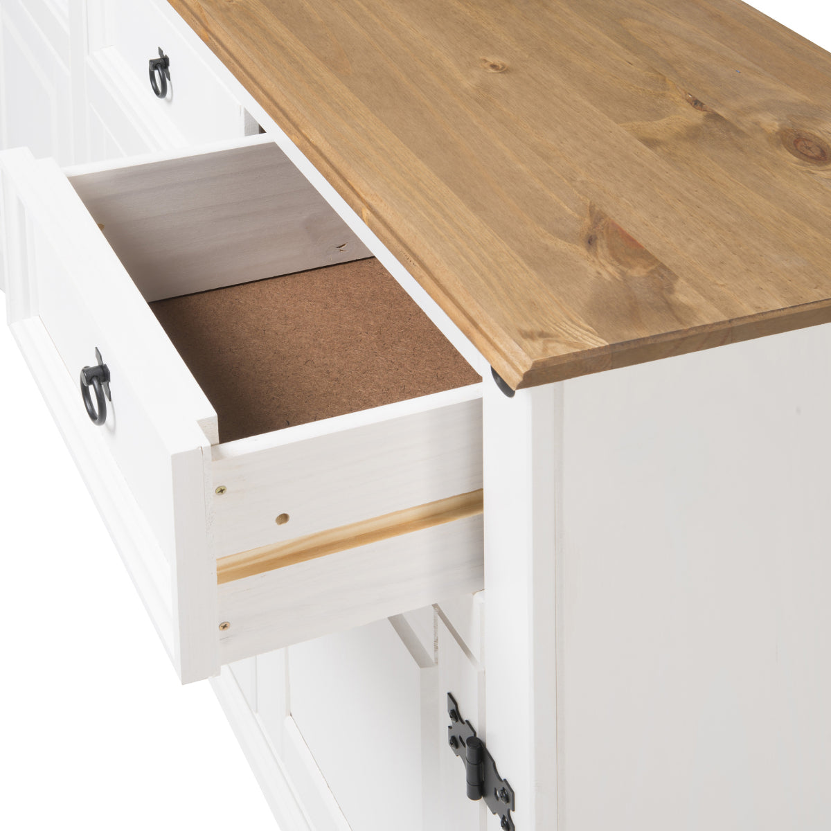 Wood Buffet Sideboard Corona Snow | Furniture Dash