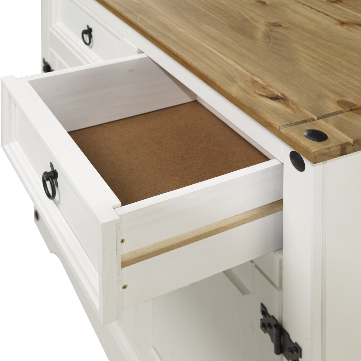 Wood Buffet Sideboard Corona Snow | Furniture Dash