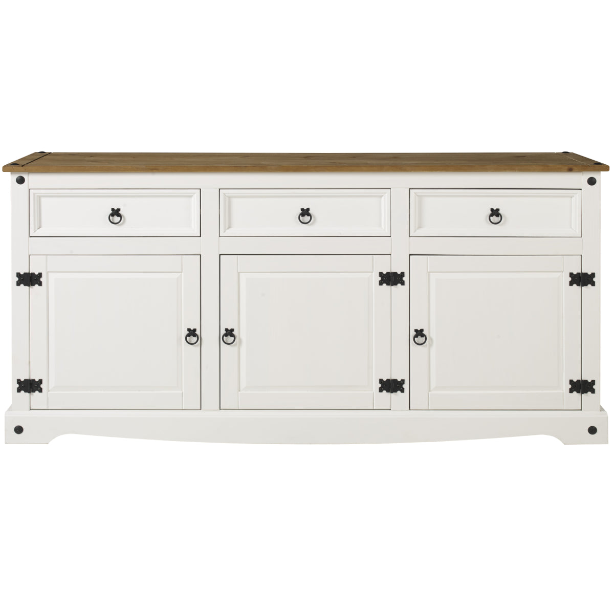 Wood Buffet Sideboard Corona Snow | Furniture Dash