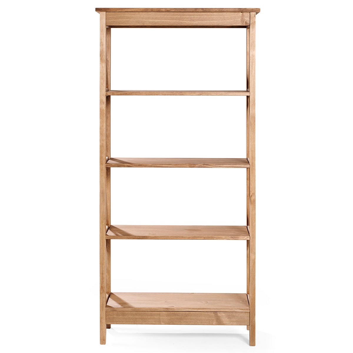 Wood Shelf Unit 5 Tier Corona | Furniture Dash