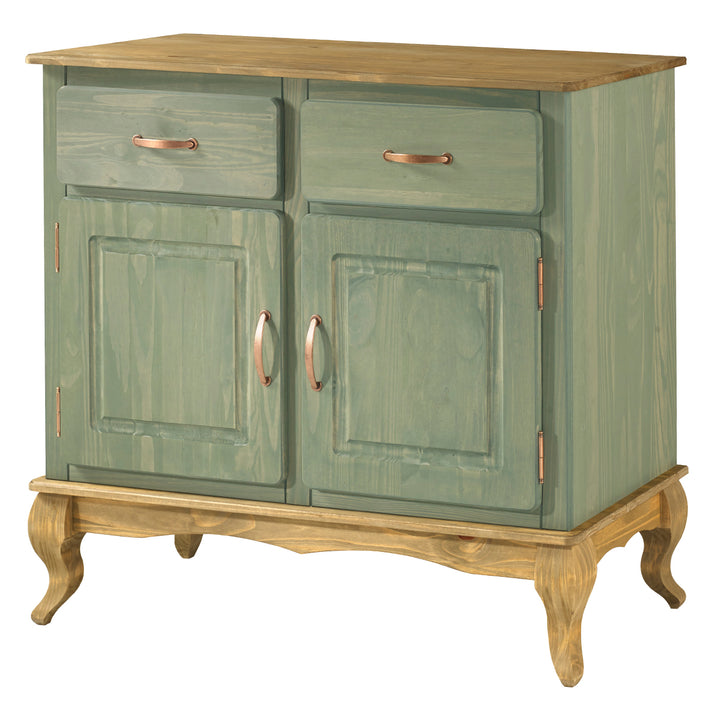 Wood Buffet Sideboard Green Furniture Dash