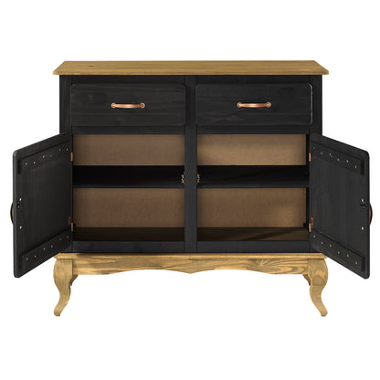 Wood Buffet Sideboard Black | Furniture Dash