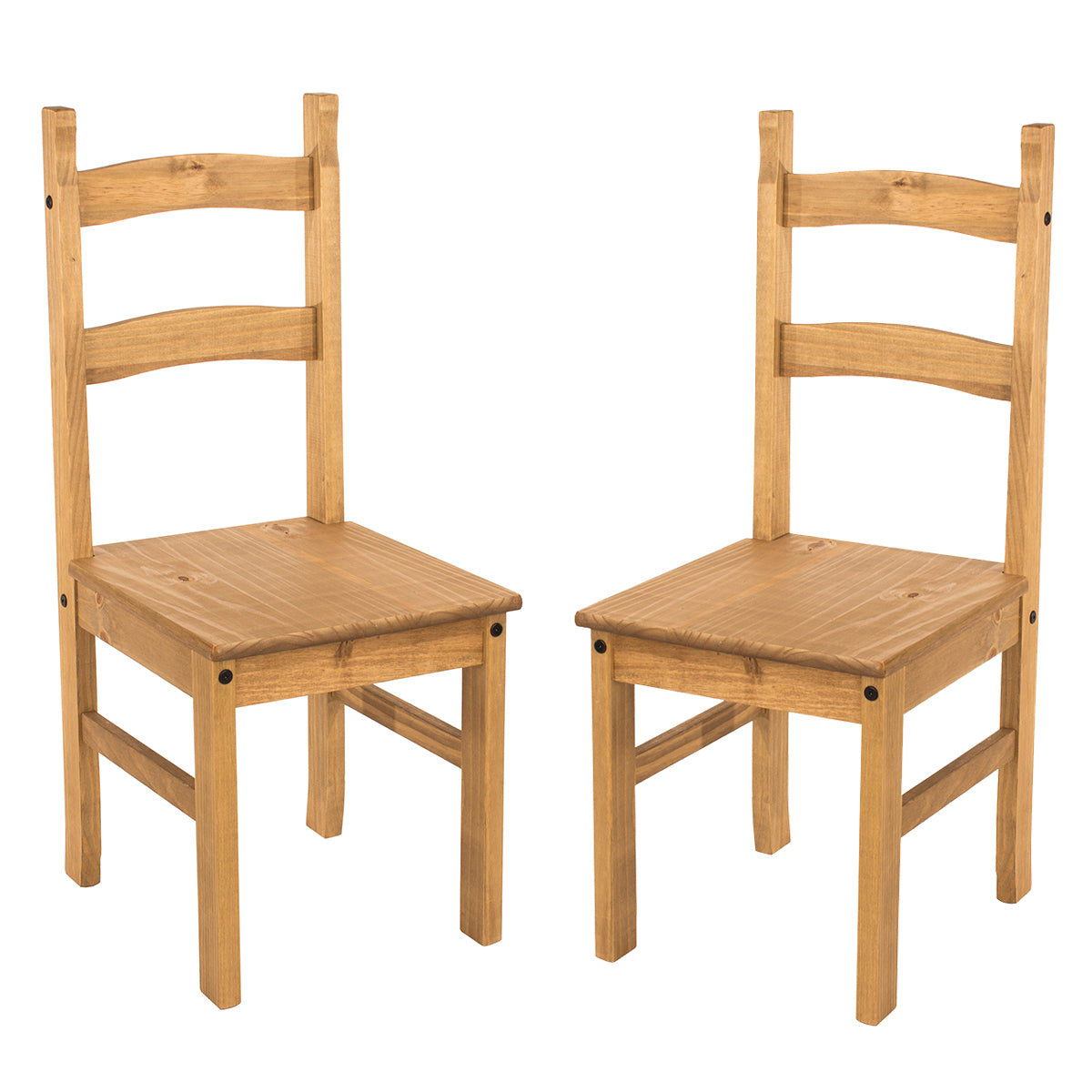 Solid Wood Dining Chair (Set of 2) Corona | Furniture Dash