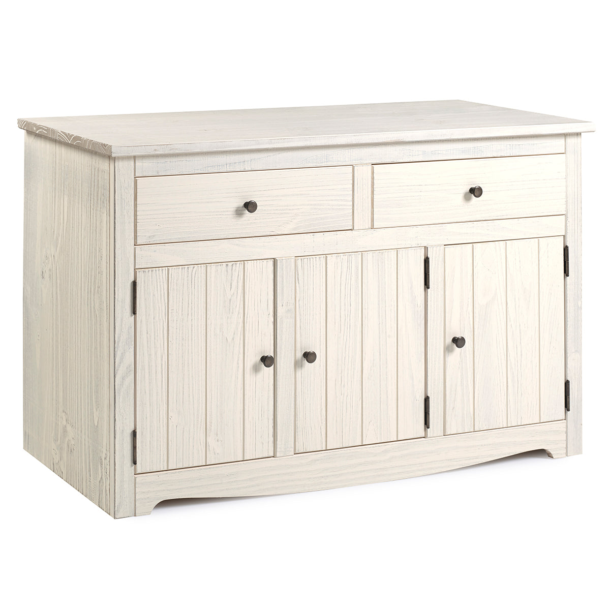 Wood Buffet Sideboard White Distressed | Furniture Dash