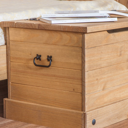 Wood Storage Trunk Ottoman Corona | Furniture Dash
